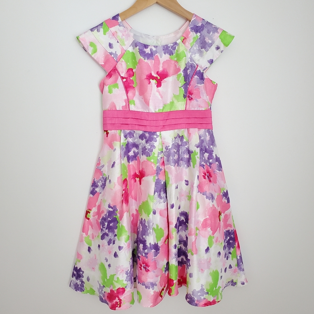 Kids Jona Michelle Floral Dress Size 8